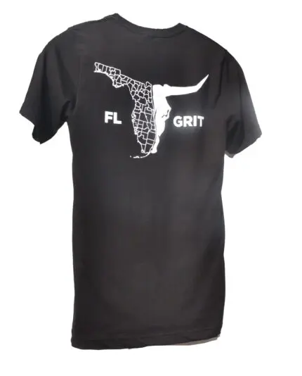 T-Shirt, Large County Logo Back, Small Logo Left Chest