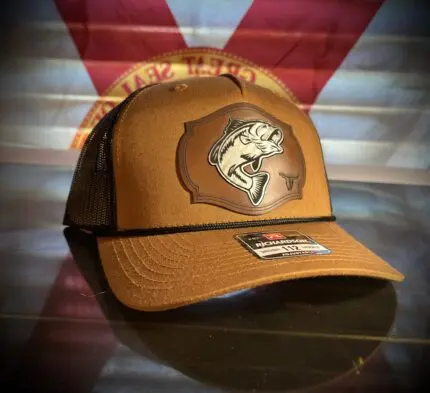 Caramel Richardson Trucker Bass Inlay