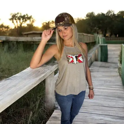 Halter Tank Rope and Flag