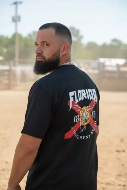 Black Polyester Tee EST. 1845