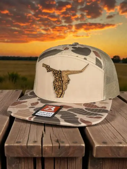 *NEW* Duck Camo Richardson Flat Bill Raging Bull