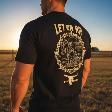 *NEW* Black Let 'Er Rip Tee