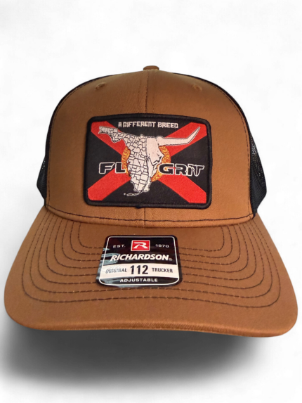 Caramel Richardson Trucker Grit Flag