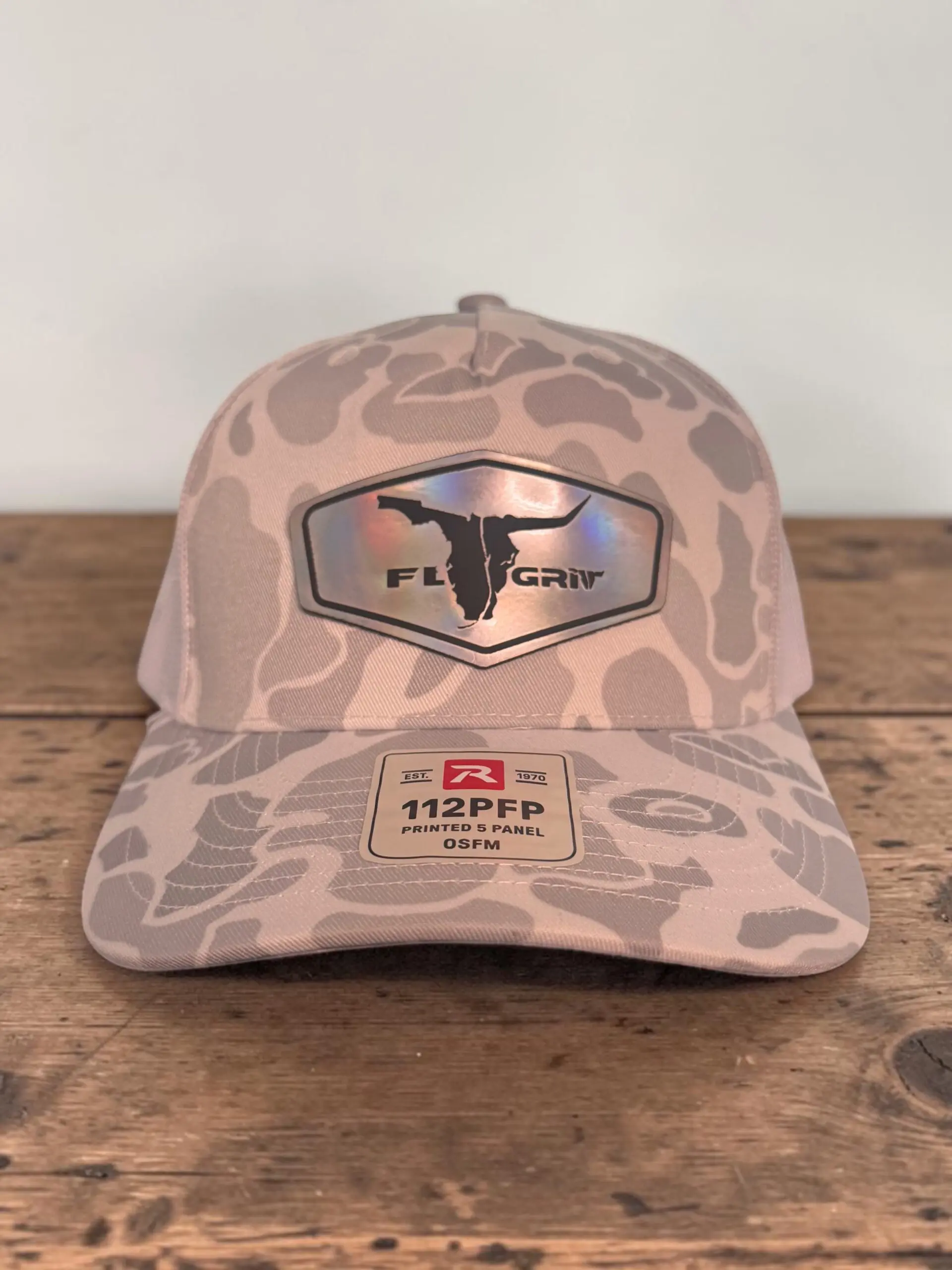 White Duck Camo Richardson Trucker