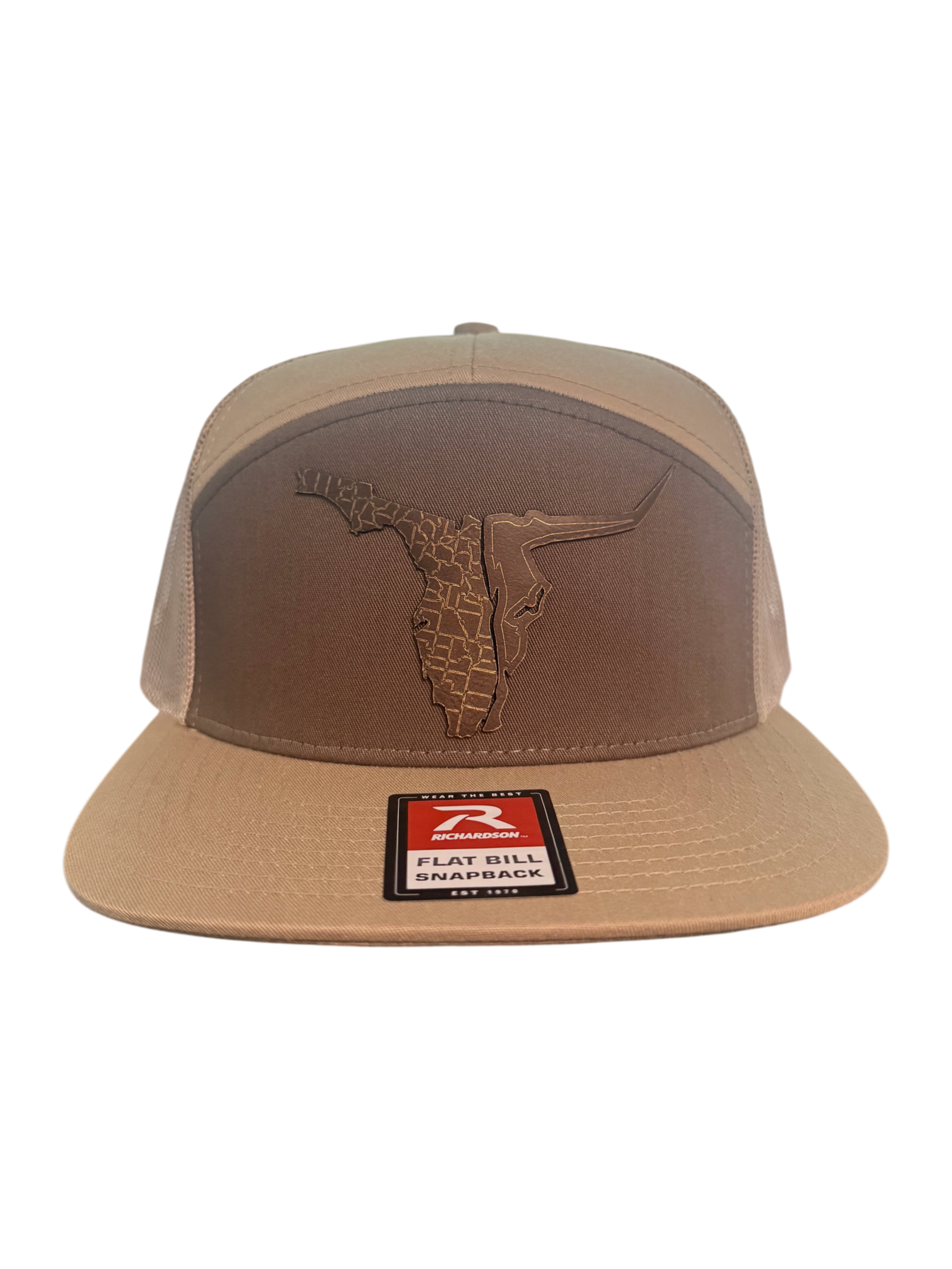 Tan/Brown Richardson Flat Bill