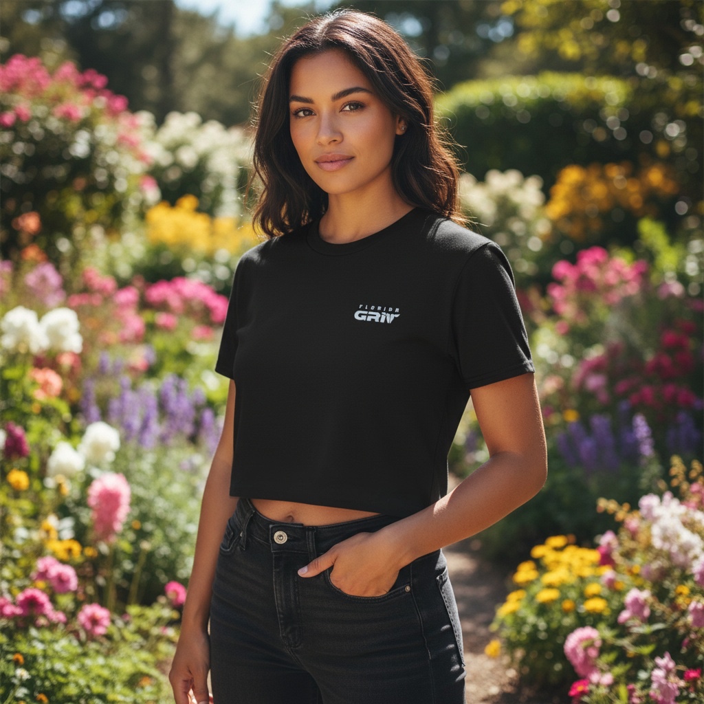 Cut-off Crop Tee Branded Bull - Image 6