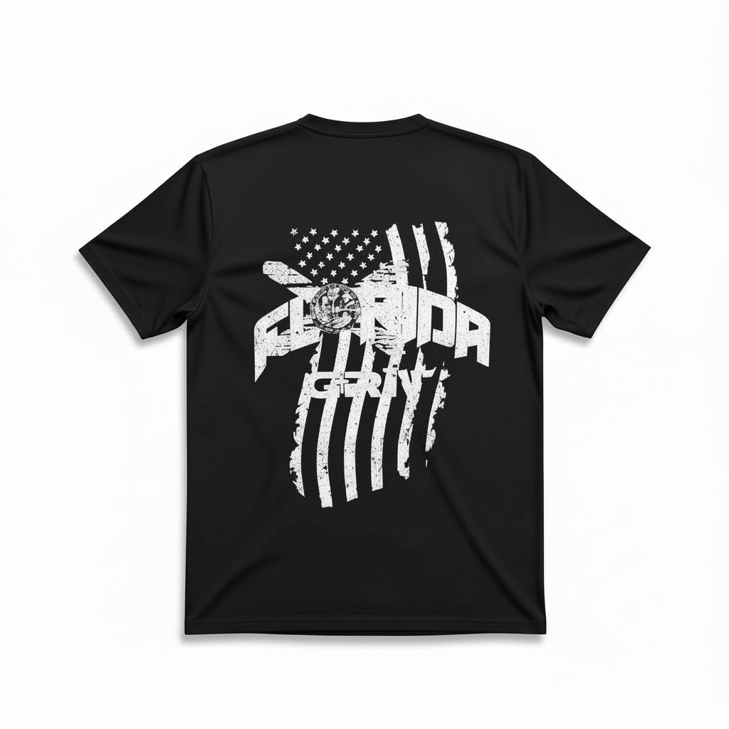Ladies Black Patriot Tee